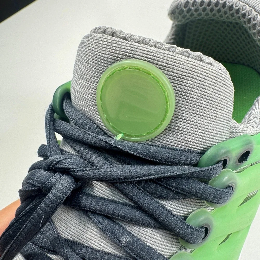 Nike Air Presto Boys  Grey Lime Green Low Top Athletic Sneakers Running Shoes 7Y - Picture 10 of 16